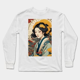 Sun Japanese girl Long Sleeve T-Shirt